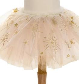 Creative Education Sparkle Star Tutu, White/Gold, Size 4-6