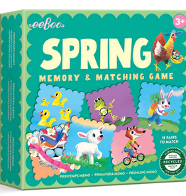 eeBoo Spring Little Square Memory Game