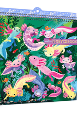 eeBoo Square Sketchbook: Axolotl