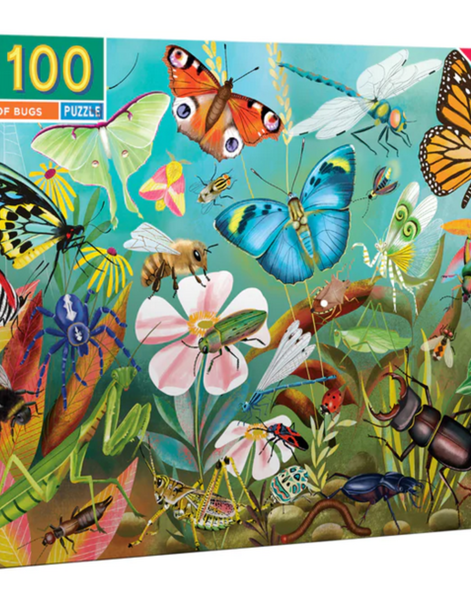 eeBoo 100pc Puzzle: Love of Bugs