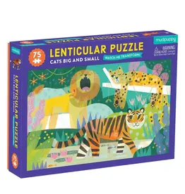 Chronicle Books 75pc Puzzle: Lenticular Cats Big and Small