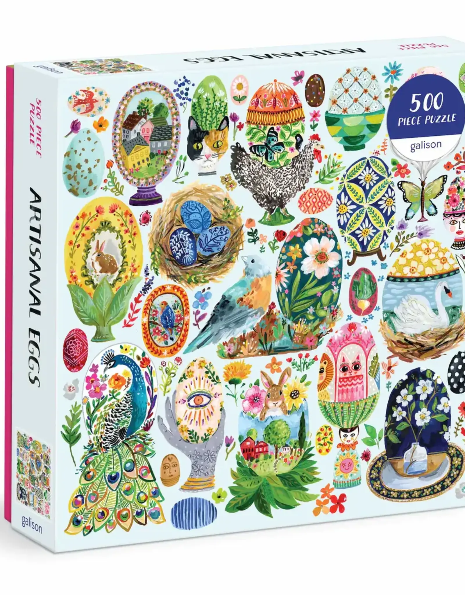 Chronicle Books 500 pc Puzzle: Artisianal Eggs