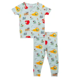 Magnetic Me 9-12MO: Pajama S/S Set - Fruity Peddlers No Drama