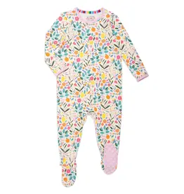 Magnetic Me 6-9MO: Footie - Lifes Peachy