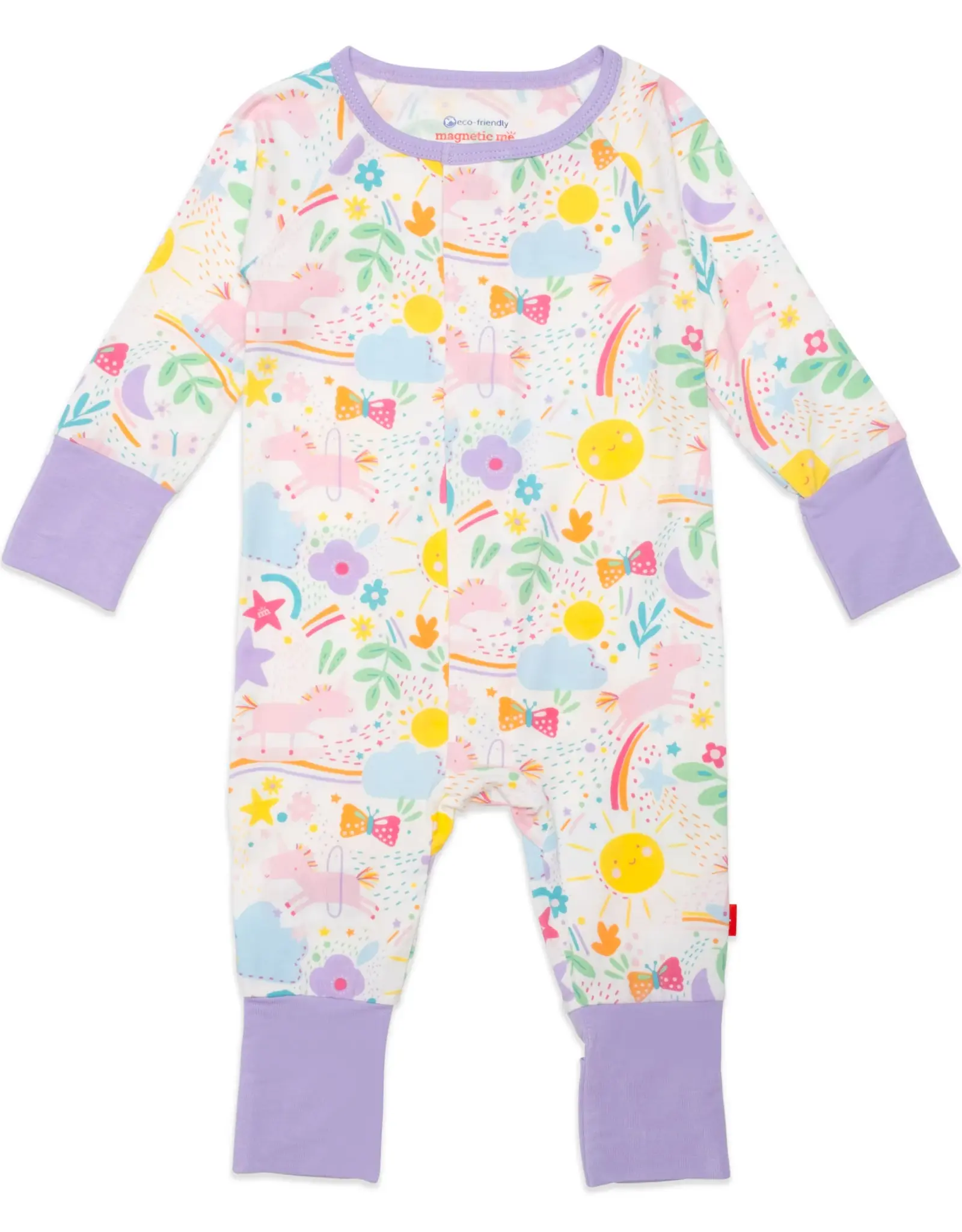 Magnetic Me 9-12MO: Coverall - Sunny Day Vibes Convertible Grow With Me