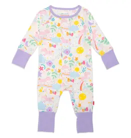 Magnetic Me 6-9MO: Coverall - Sunny Day Vibes Convertible Grow With Me