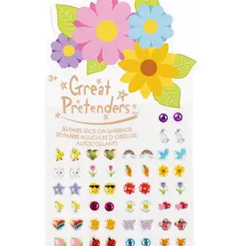 Creative Education Spring Flowers Sticker Earrings, 30 Pairs