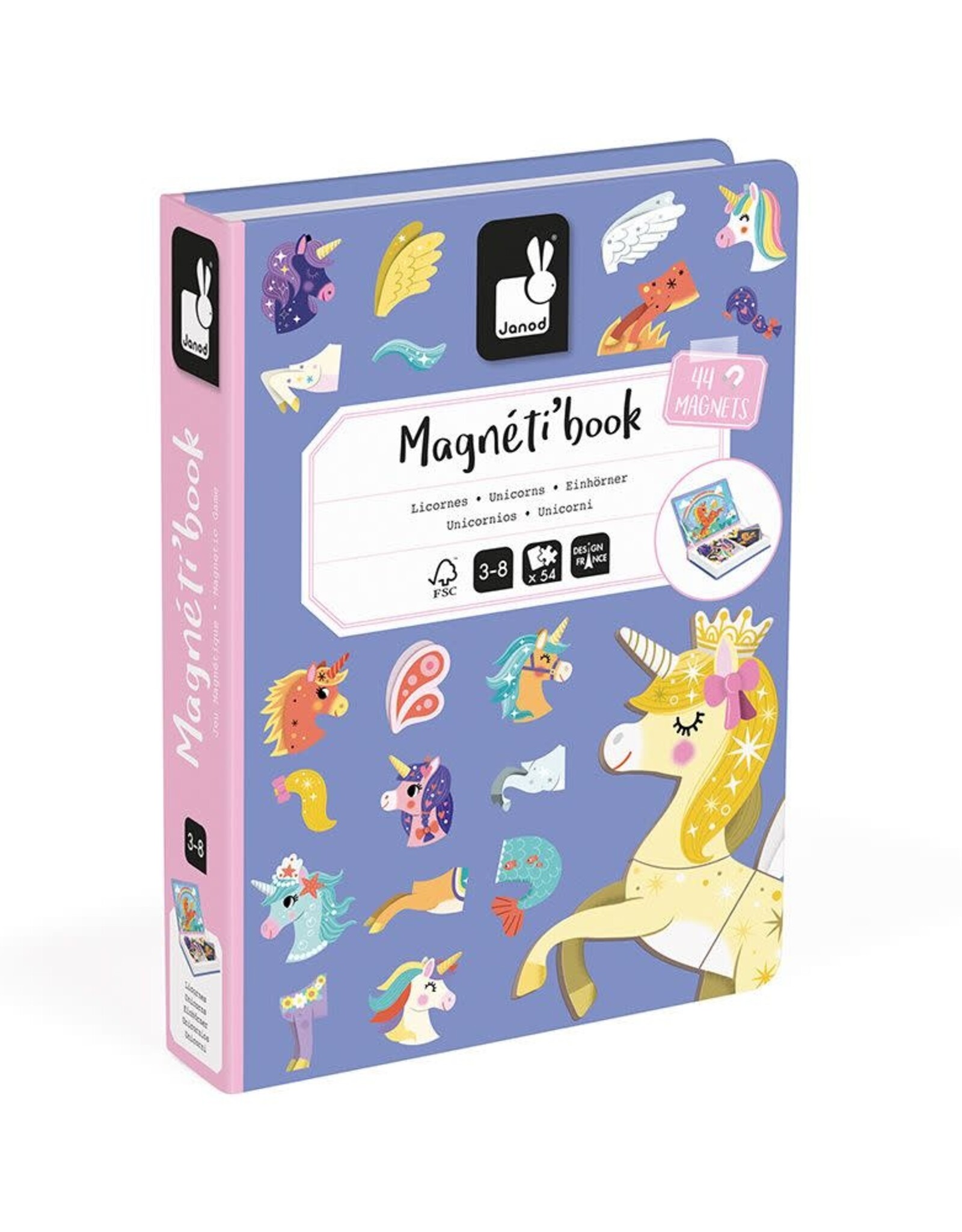 Janod Magnetibook Unicorns