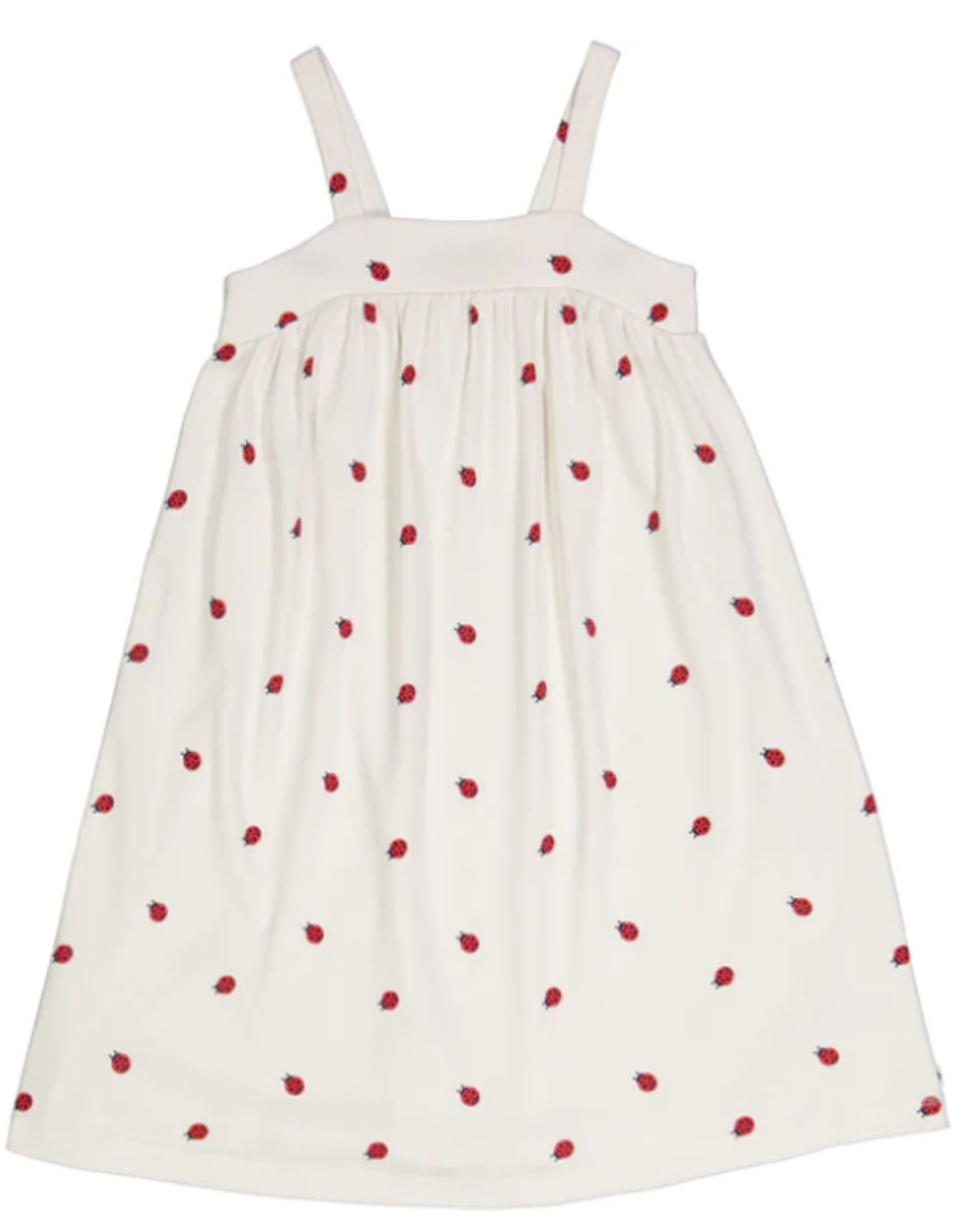 Musli 4YO: Ladybird Sleeveless Dress - Balsam Cream