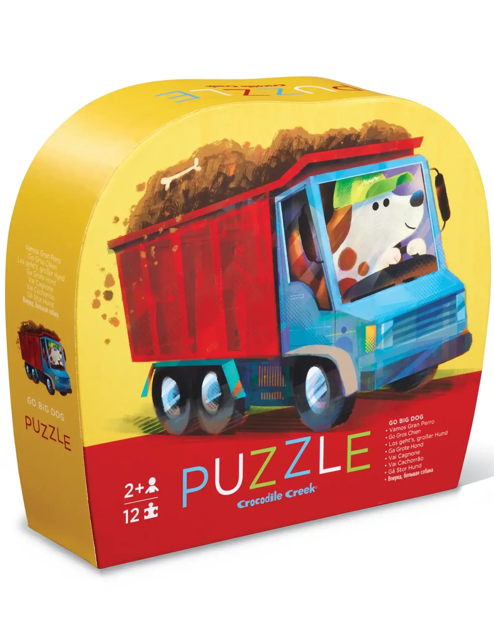 Crocodile Creek 12 pc Mini Puzzle: Go Big Dog