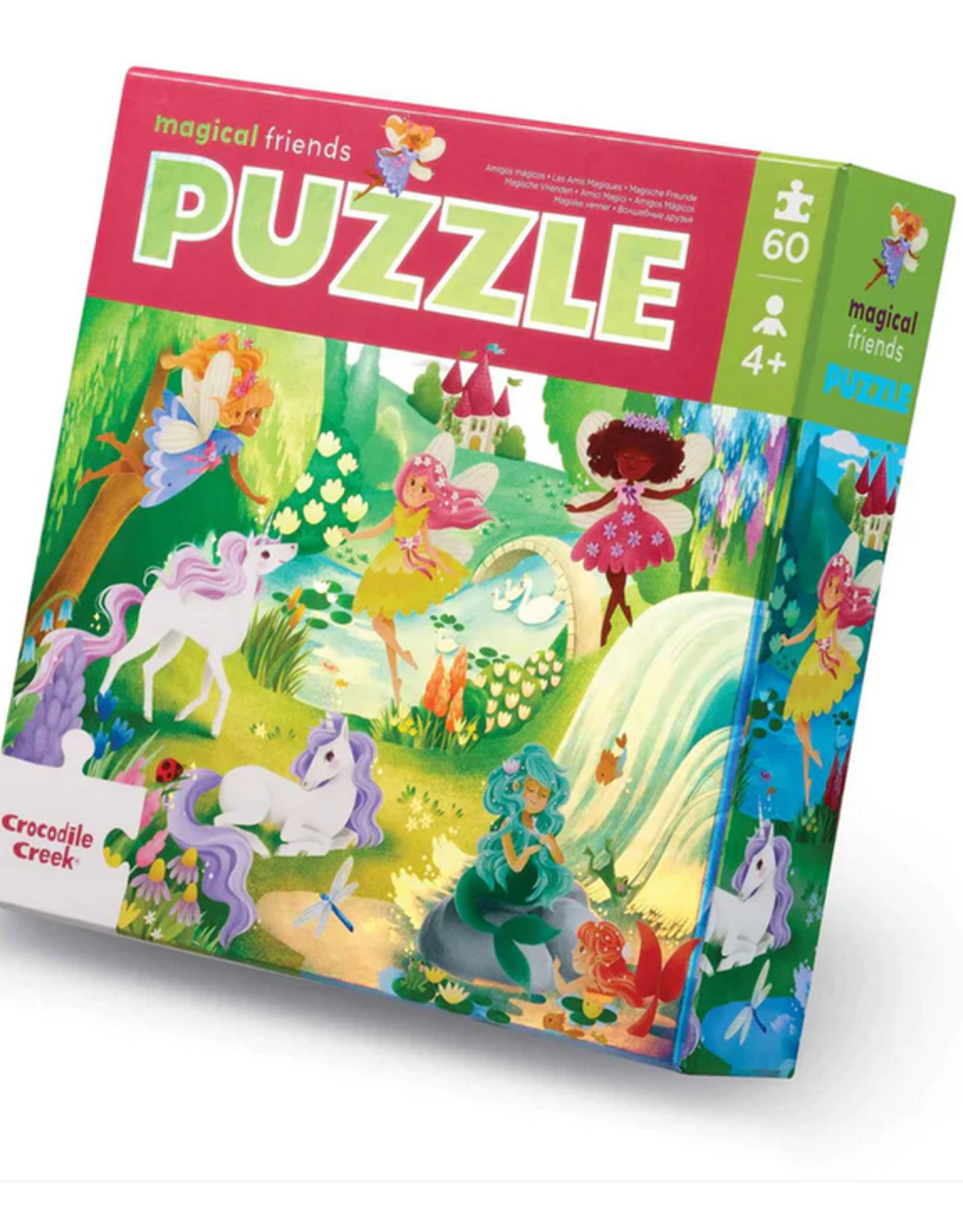 Crocodile Creek 60 pc Puzzle Holographic Magic Friends