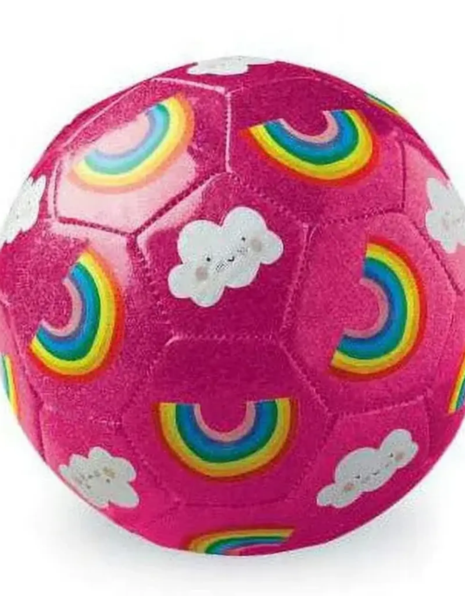 Crocodile Creek Soccer Ball, Size 3: Glitter Rainbow