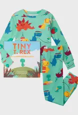 Books To Bed 3YO Flat Pack with Book: Tiny T-Rex and The Impossible Hug Pajama Set