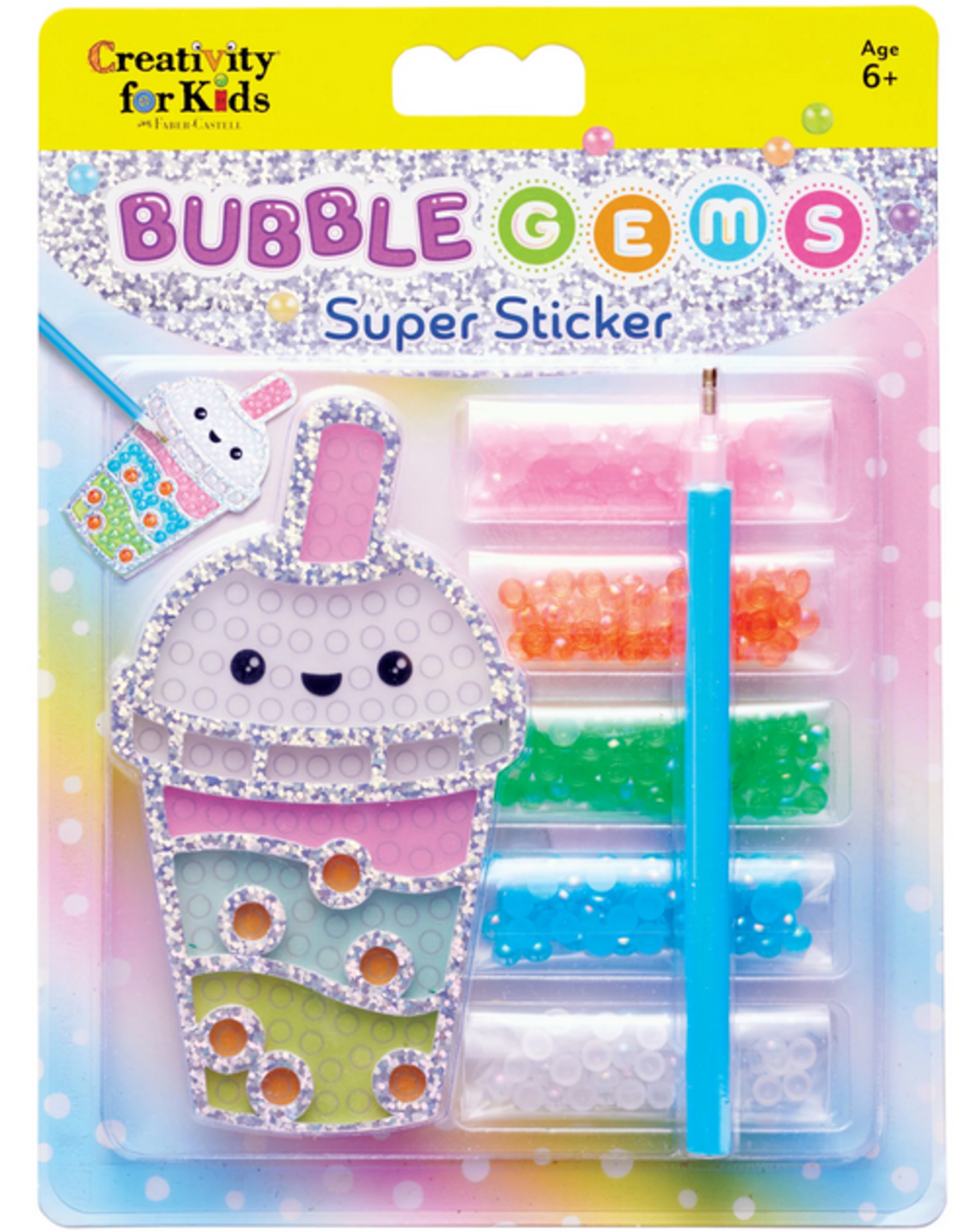 Faber-Castell Bubble Gems: Super Sticker Bubble Tea