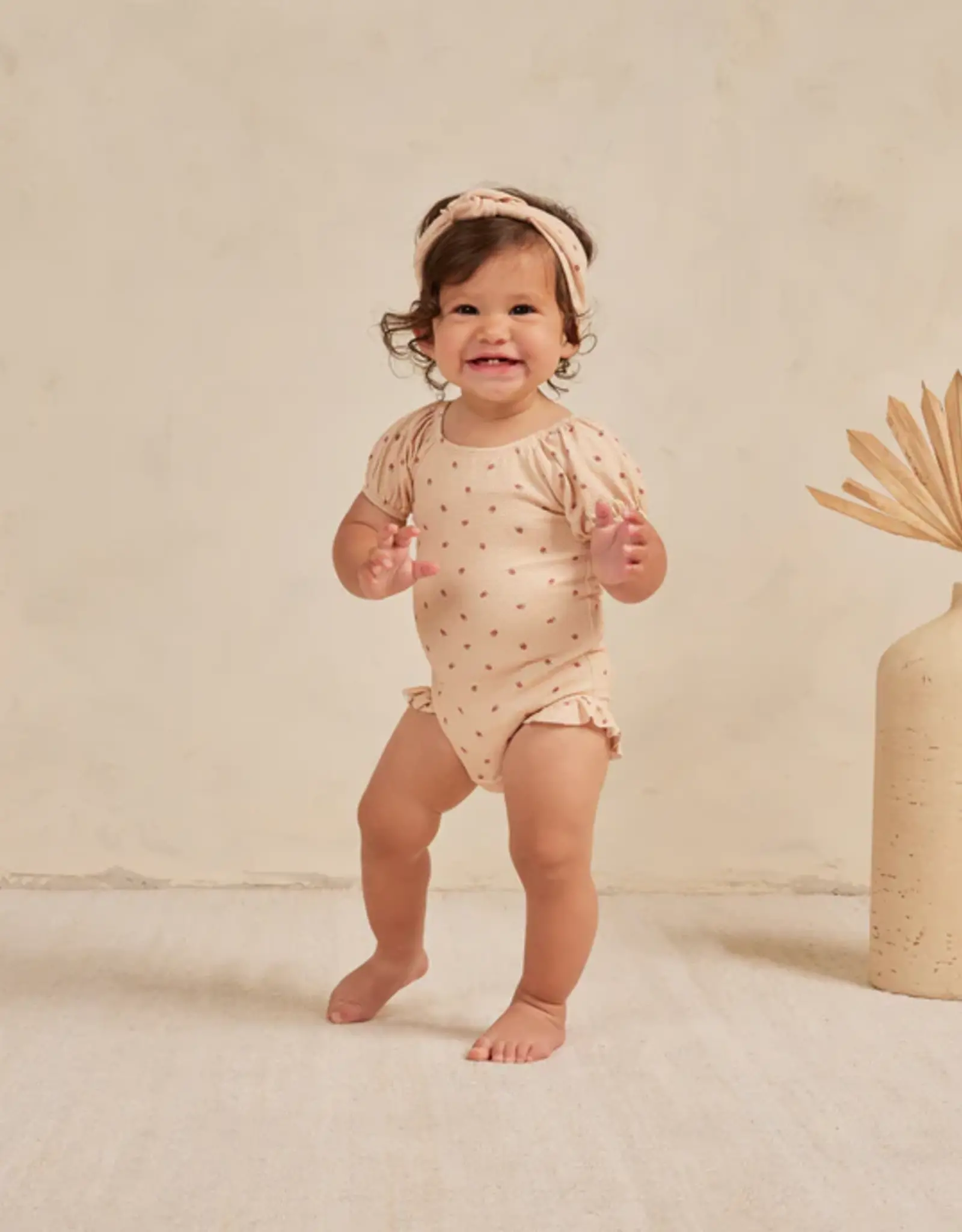 QuincyMae 12-18MO: Catalina One-Piece Swimsuit - Strawberries