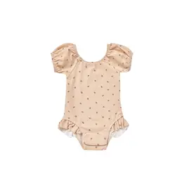 QuincyMae 6-12MO: Catalina One-Piece Swimsuit - Strawberries