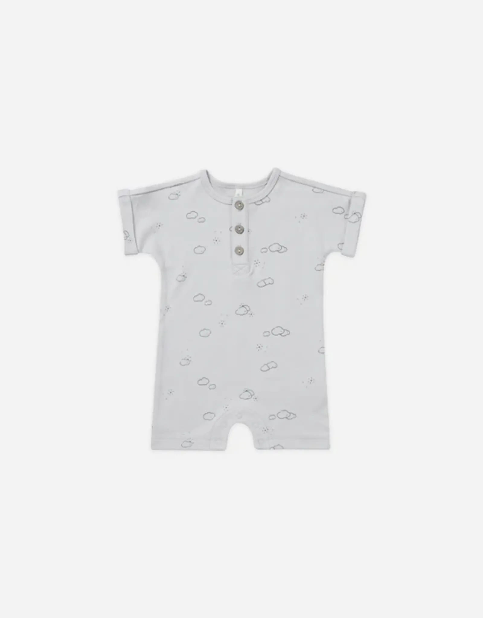 QuincyMae 12-18MO: Short Sleeve One-Piece - Sunny Day