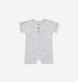 QuincyMae 0-3MO: Short Sleeve One-Piece - Sunny Day