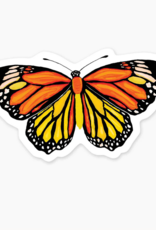 Nice Enough Stickers Sticker: Monarch