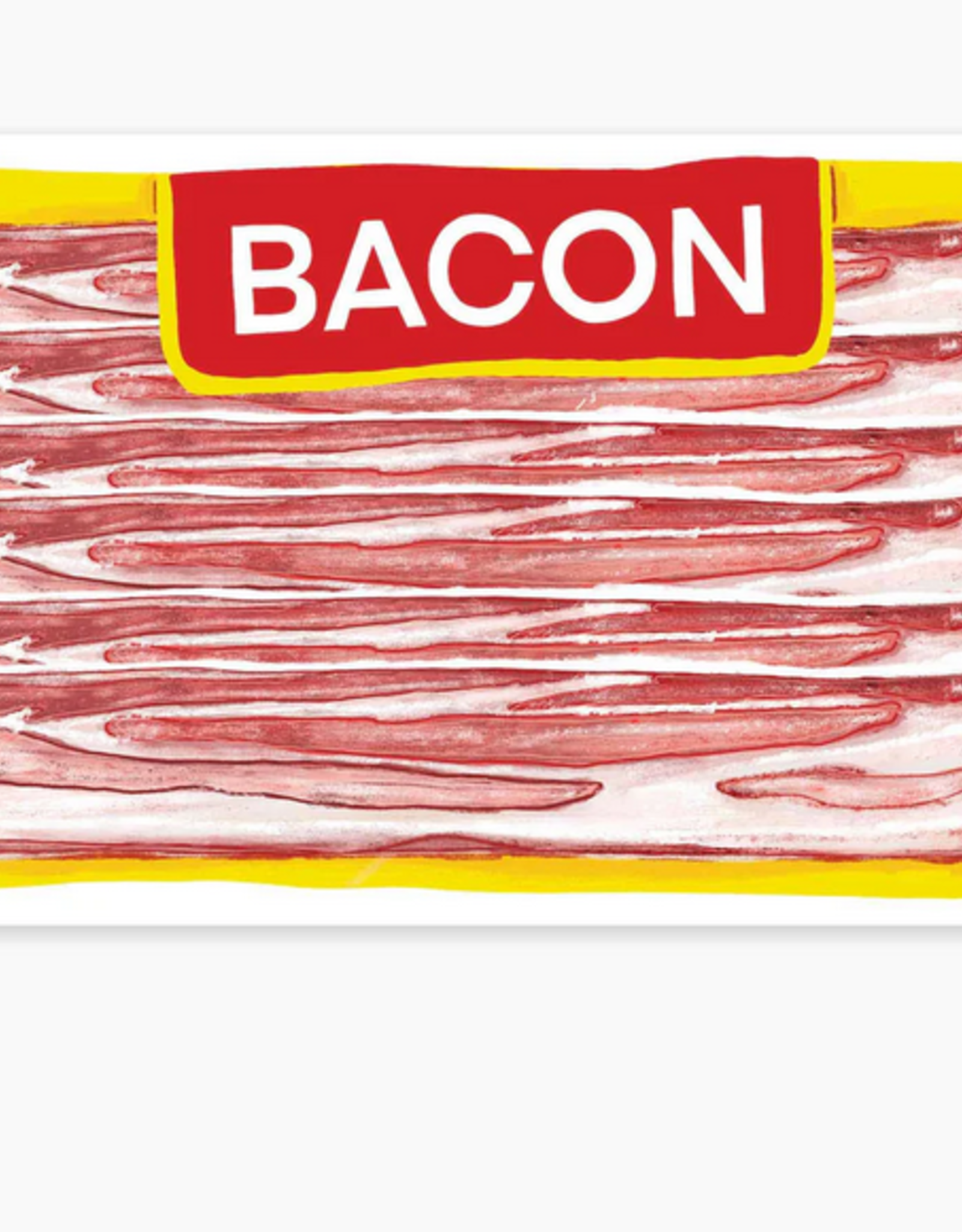 Nice Enough Stickers Sticker: Bacon