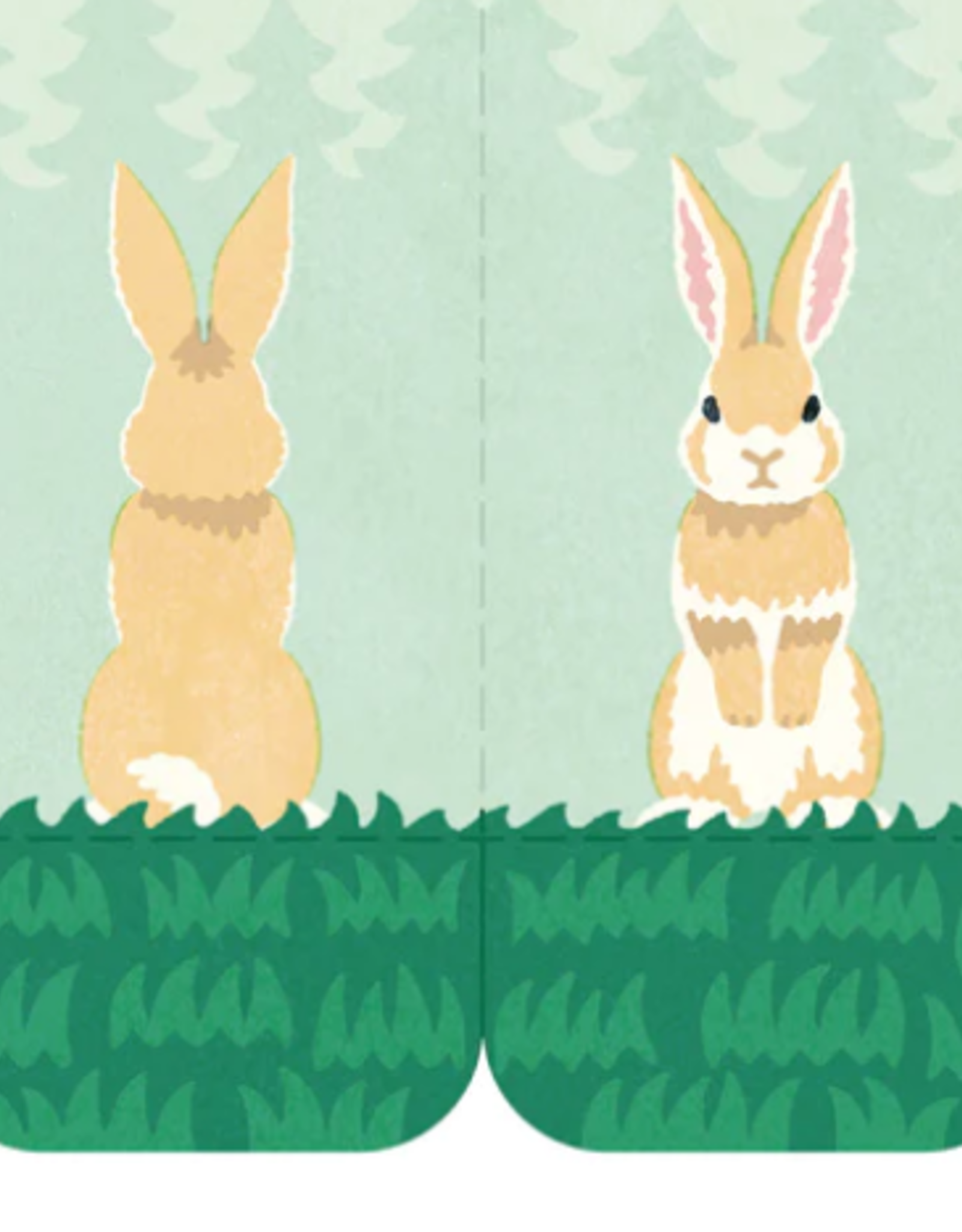 Sticky Bottom Rabbit Standable Sticky Note: Rabbit - Tildie's Toy Box
