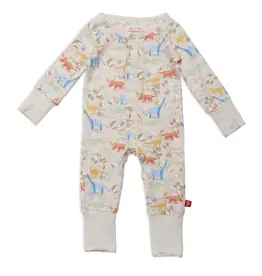 Magnetic Me 3-6MO: EXT Roar Dinary Grow With Me Coverall
