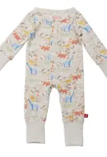 Magnetic Me 0-3MO: EXT Roar Dinary Grow With Me Coverall