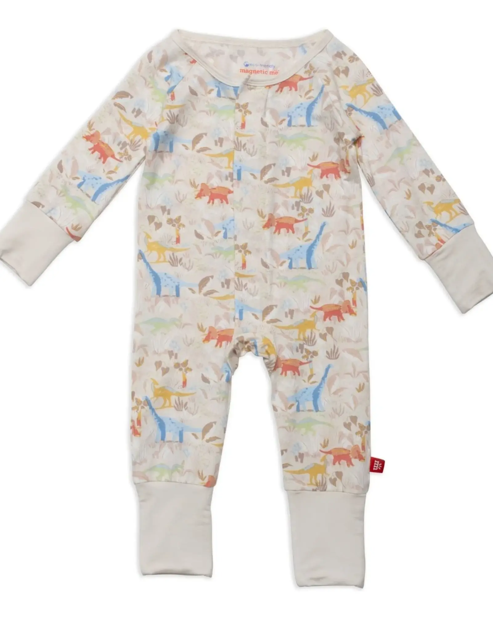 Magnetic Me 0-3MO: EXT Roar Dinary Grow With Me Coverall
