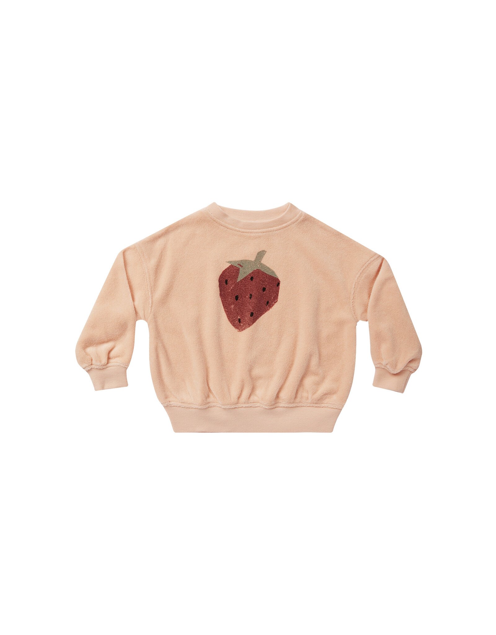 Rylee+Cru 3-6MO: Sweatshirt - Strawberry