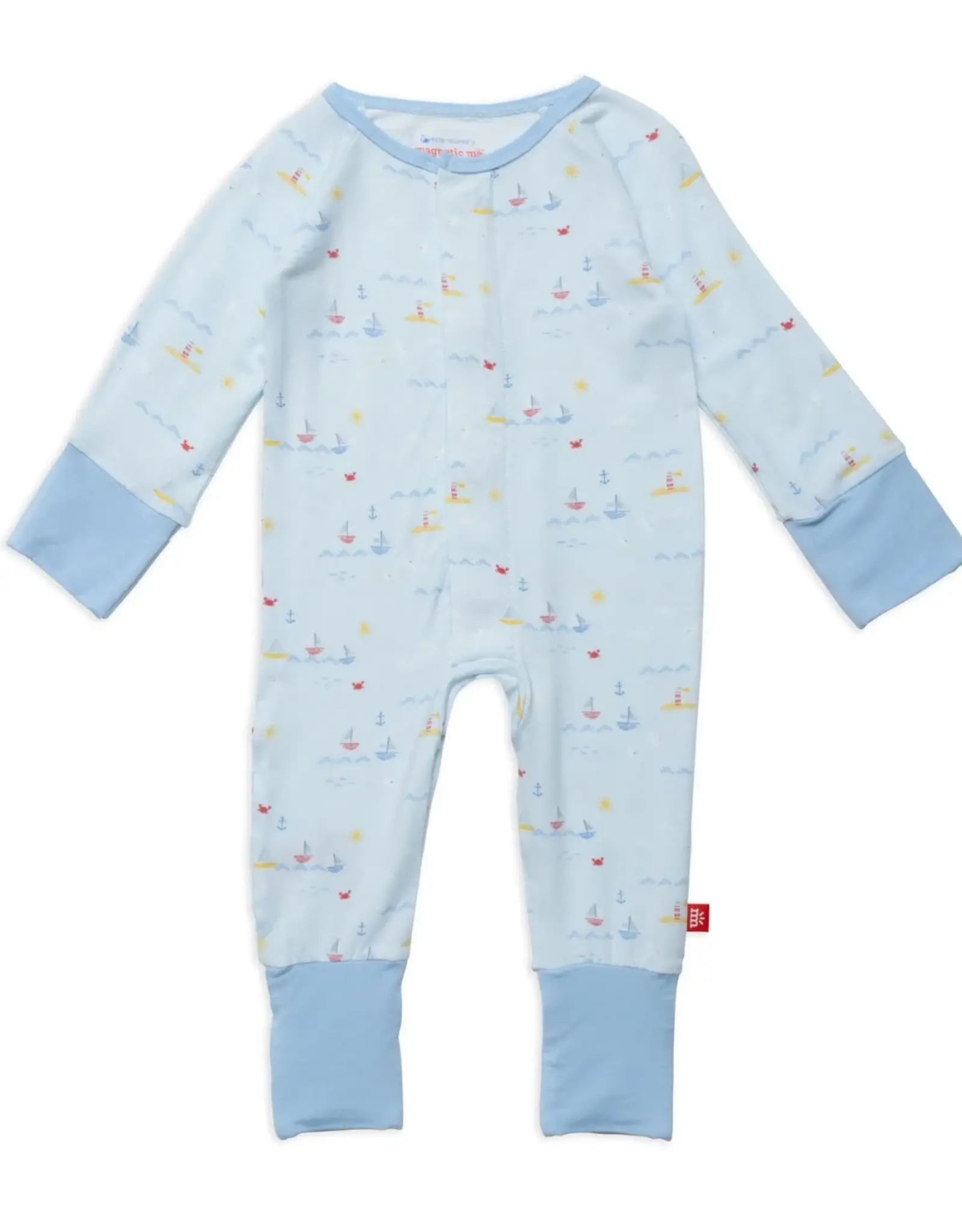 Magnetic Me 12-18MO: Sailebrate Good Time Covertible Grow With Me Coverall