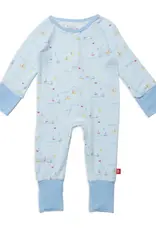 Magnetic Me 3-6MO: Sailebrate Good Time Covertible Grow With Me Coverall