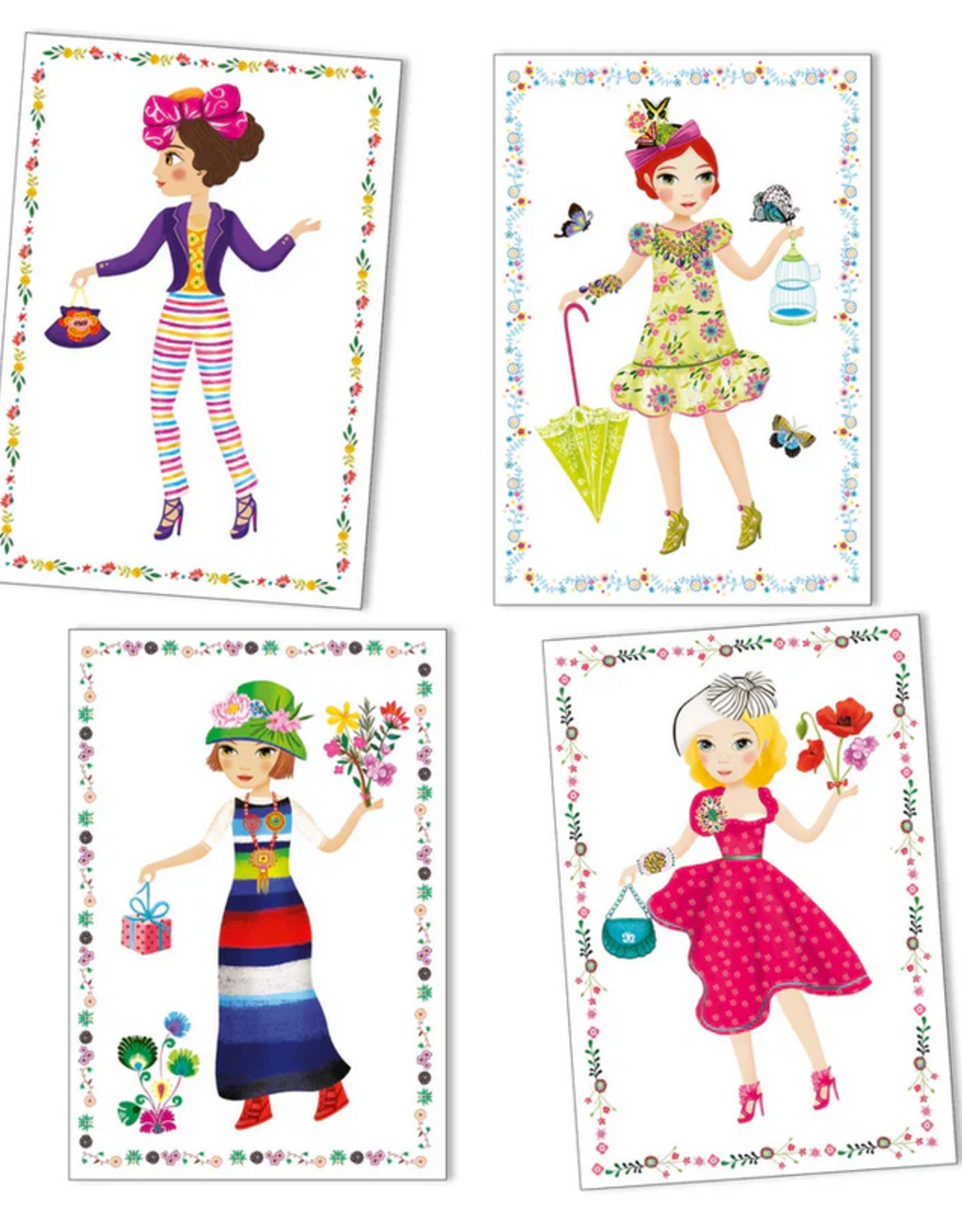 Djeco PG Paper Dolls Massive Fashion