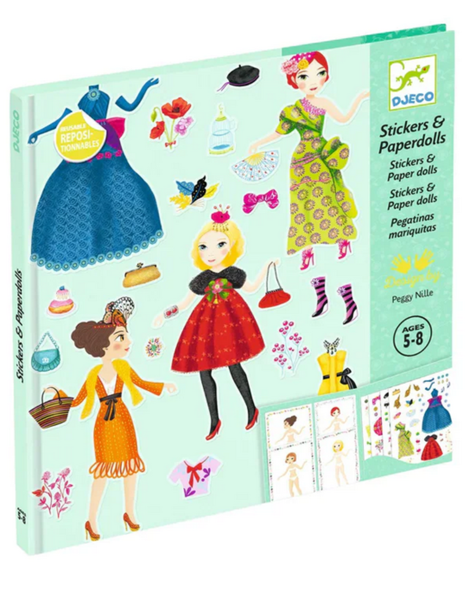 Djeco PG Paper Dolls Massive Fashion