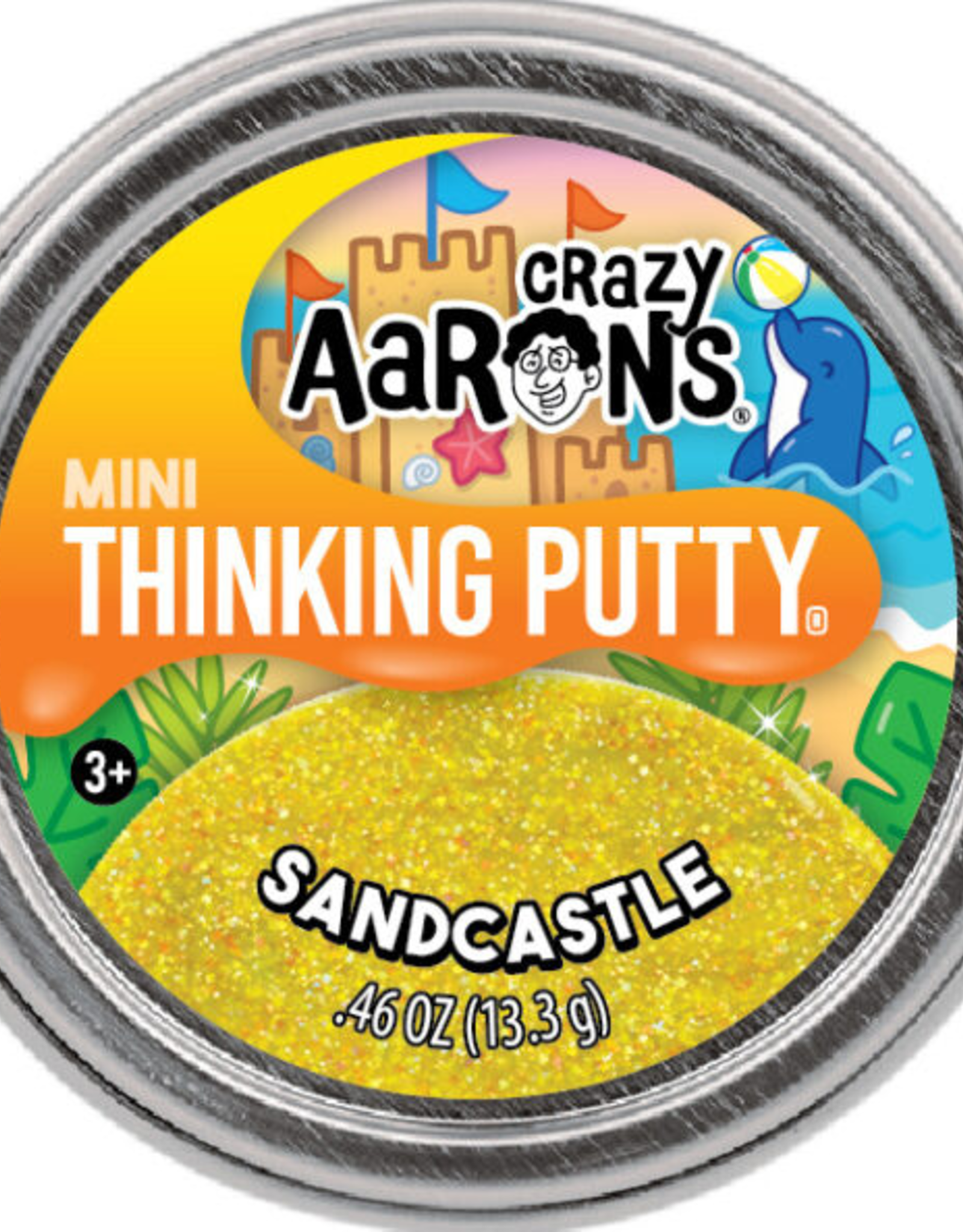 Crazy Aaron's Putty World Mini Tin 2": Sandcastle