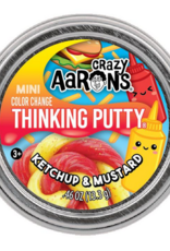 Crazy Aaron's Putty World Mini Tin 2": Ketchup & Mustard