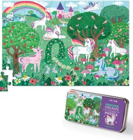 Crocodile Creek 50pc Puzzle: Tin Assortment Unicorn Dreams