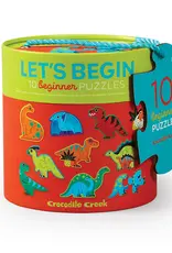 Crocodile Creek 2pc Puzzle: Lets Begin Dinosaurs