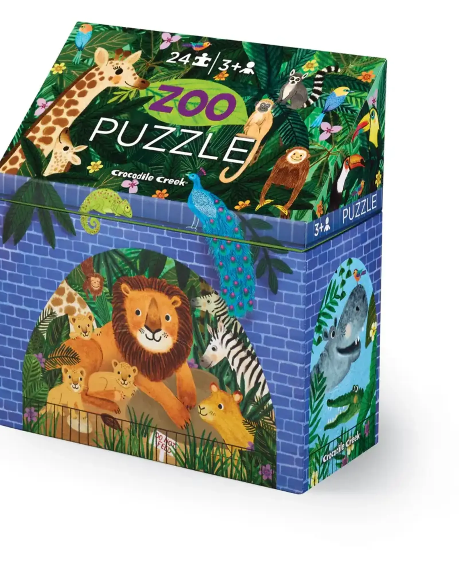 Crocodile Creek 24pc Puzzle Zoo