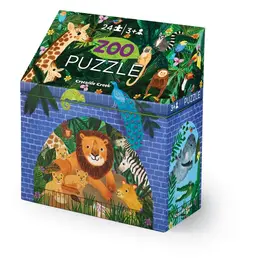 Crocodile Creek 24pc Puzzle Zoo