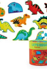 Crocodile Creek 2pc Puzzle: Lets Begin Dinosaurs