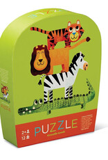 Crocodile Creek 12pc Mini Puzzle: Jungle Friends