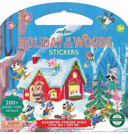 eeBoo Shiny Stickers: Holiday in the Woods