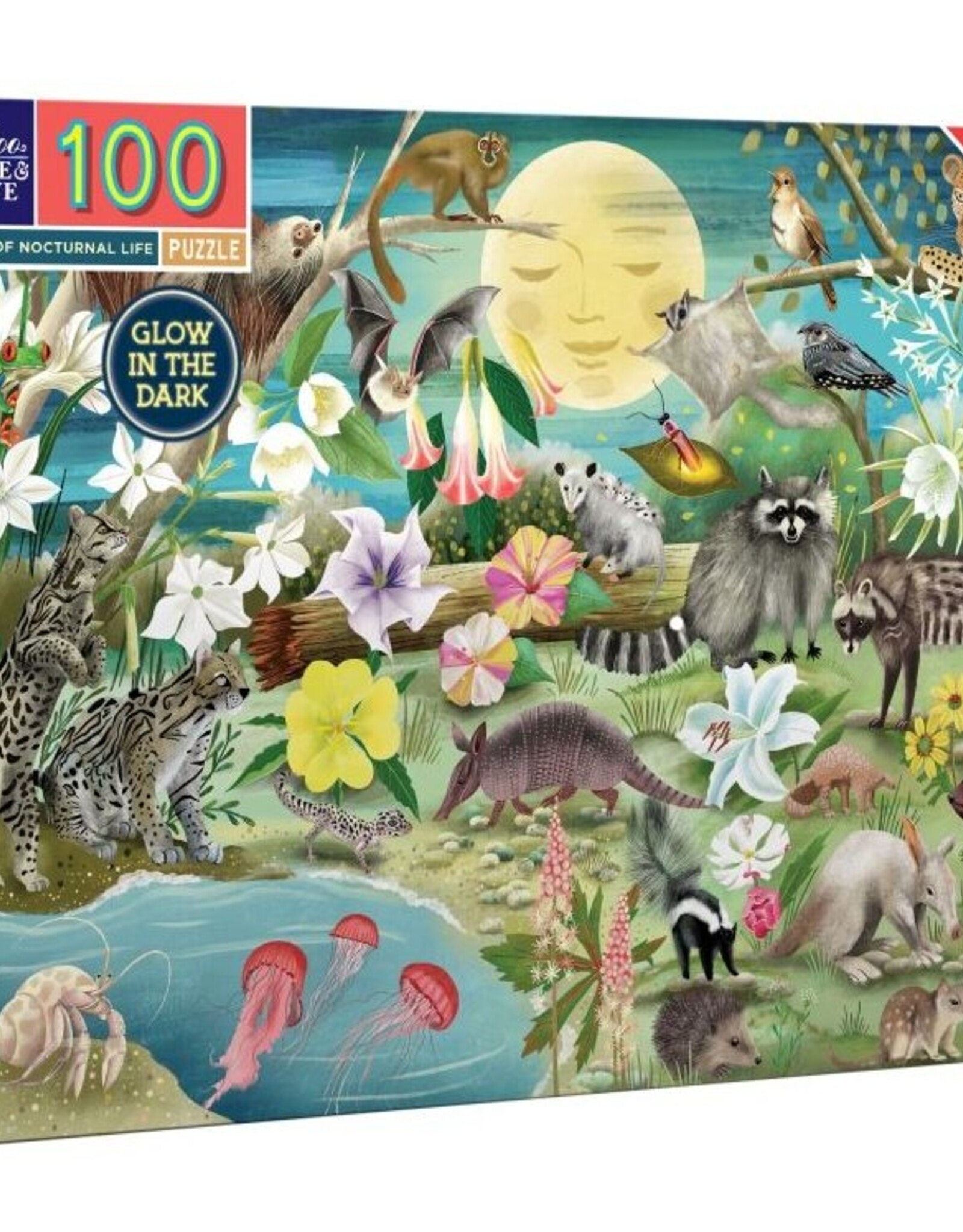 eeBoo 100pc Puzzle: Love of Nocturnal Life