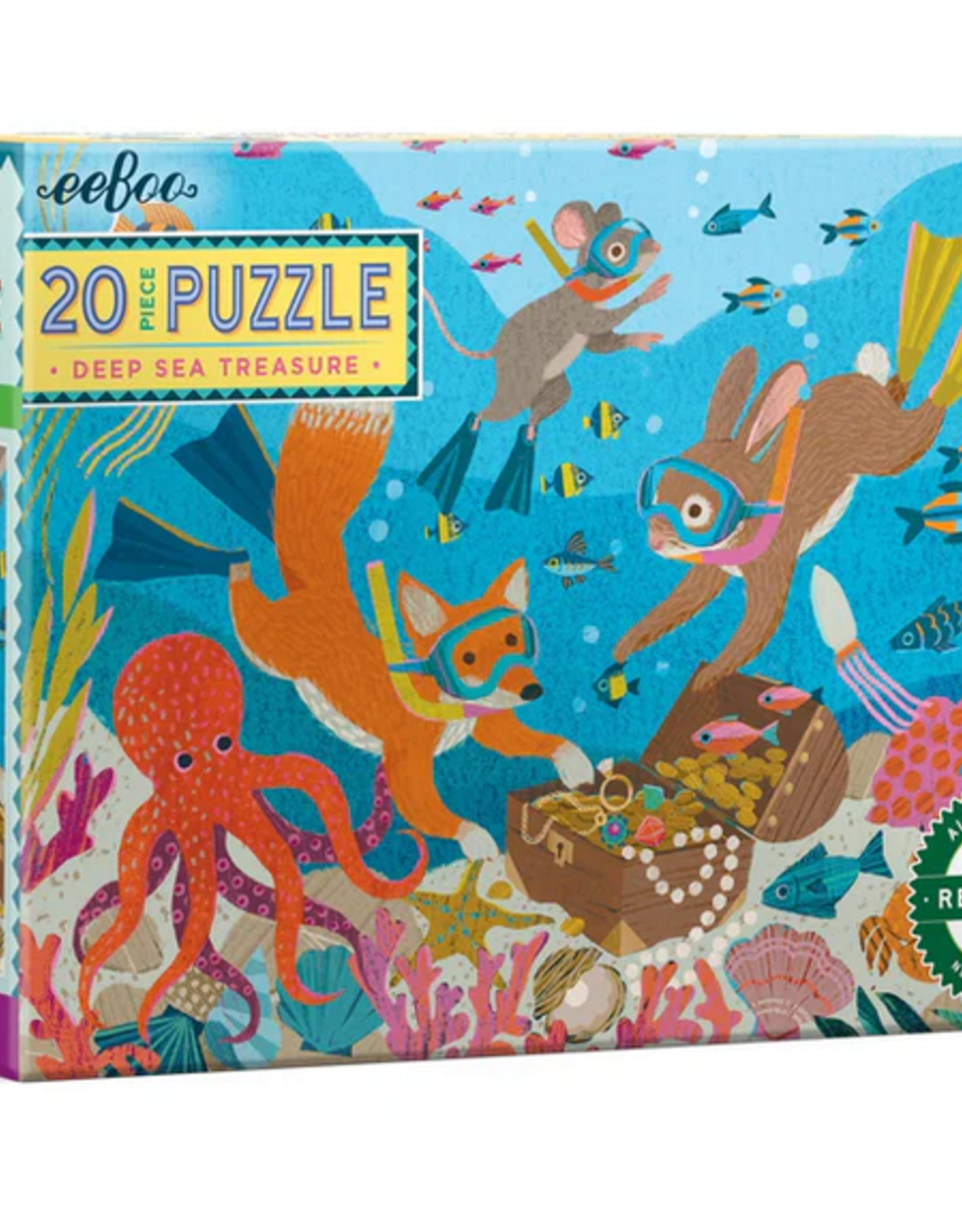 eeBoo 20pc Puzzle: Deep Sea Treasure