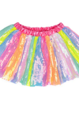 Creative Education Stripy Sequins Skirt, Size 4-6