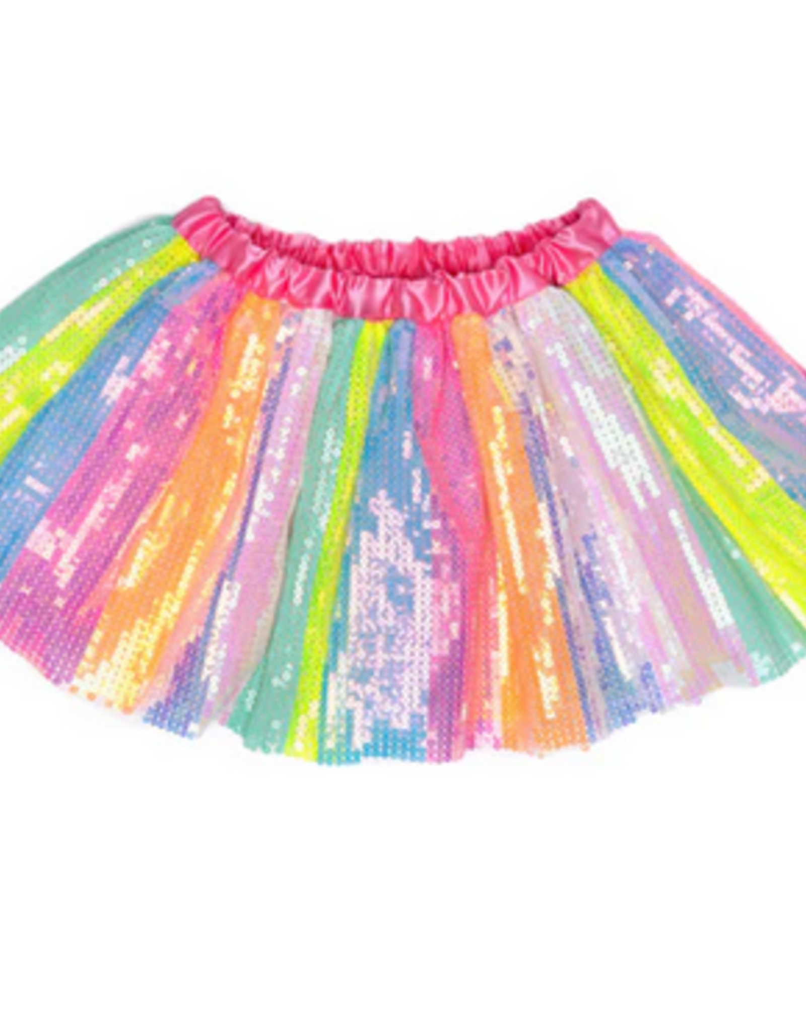 Creative Education Stripy Sequins Skirt, Size 4-6