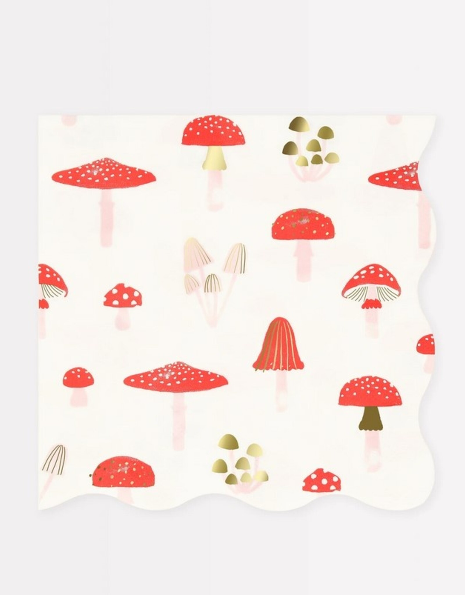 Meri Meri Merry Mushrooms Large  Napkins