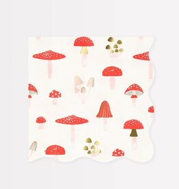 Meri Meri Merry Mushrooms Large  Napkins