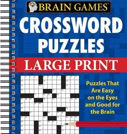 Cottage Door Press Large Print Crossword Puzzles Blue