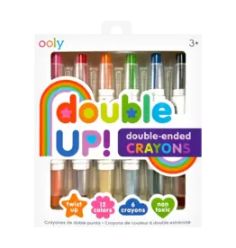 Ooly Double Up! Double-Ended Crayon (Set of 6 / 12 Colors)